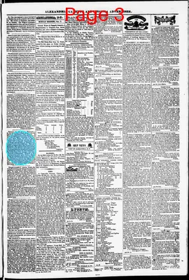 Page thumbnail for Alexandria Gazette