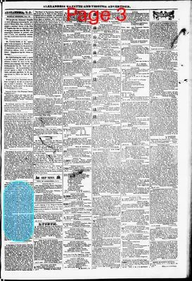 Page thumbnail for Alexandria Gazette