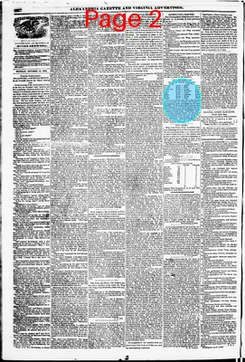 Page thumbnail for Alexandria Gazette