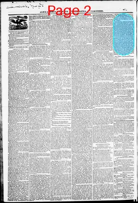Page thumbnail for Alexandria Gazette