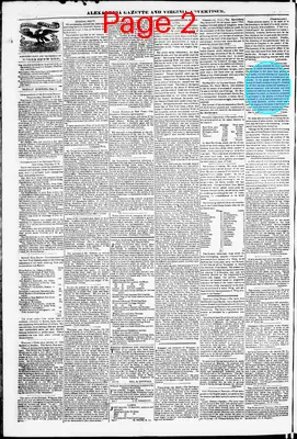 Page thumbnail for Alexandria Gazette