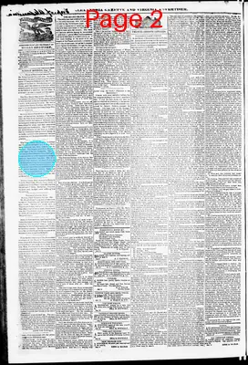 Page thumbnail for Alexandria Gazette