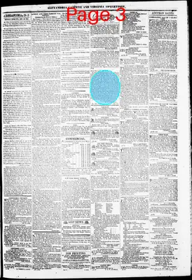 Page thumbnail for Alexandria Gazette