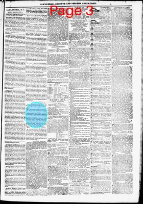 Page thumbnail for Alexandria Gazette