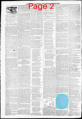 Page thumbnail for Alexandria Gazette