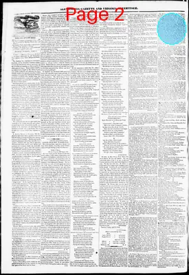 Page thumbnail for Alexandria Gazette