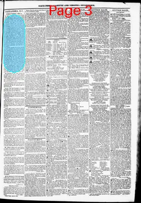 Page thumbnail for Alexandria Gazette