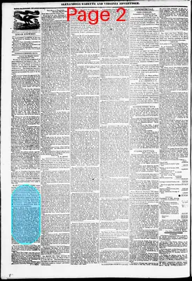 Page thumbnail for Alexandria Gazette