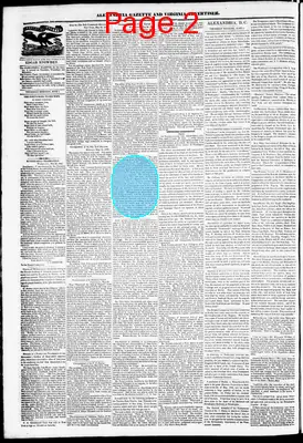 Page thumbnail for Alexandria Gazette