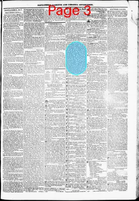 Page thumbnail for Alexandria Gazette
