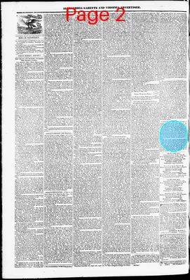 Page thumbnail for Alexandria Gazette