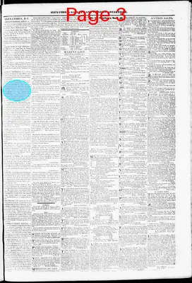 Page thumbnail for Alexandria Gazette