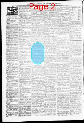 Page thumbnail for Alexandria Gazette