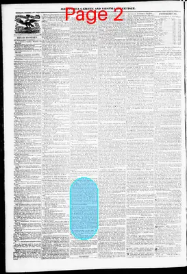 Page thumbnail for Alexandria Gazette