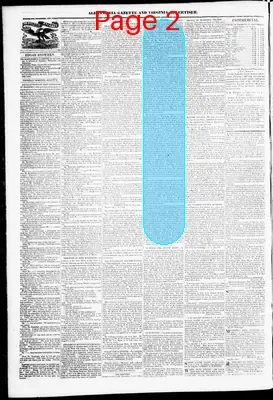 Page thumbnail for Alexandria Gazette