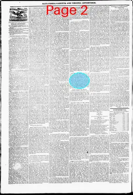 Page thumbnail for Alexandria Gazette