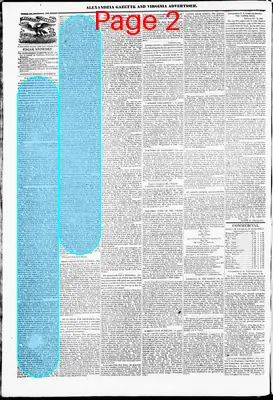 Page thumbnail for Alexandria Gazette
