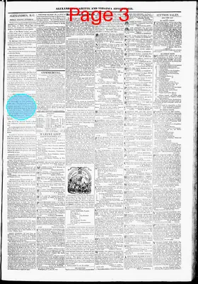 Page thumbnail for Alexandria Gazette