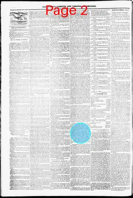 Page thumbnail for Alexandria Gazette