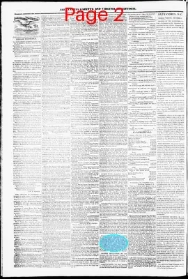 Page thumbnail for Alexandria Gazette