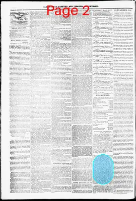Page thumbnail for Alexandria Gazette