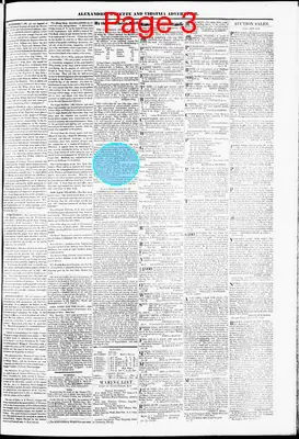 Page thumbnail for Alexandria Gazette