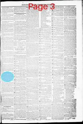 Page thumbnail for Alexandria Gazette