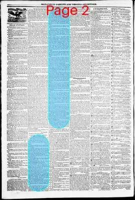 Page thumbnail for Alexandria Gazette