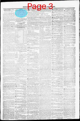 Page thumbnail for Alexandria Gazette