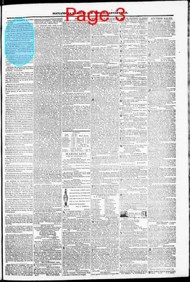 Page thumbnail for Alexandria Gazette