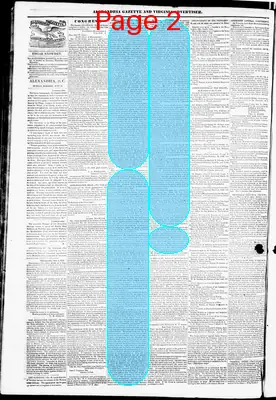 Page thumbnail for Alexandria Gazette