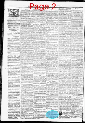 Page thumbnail for Alexandria Gazette