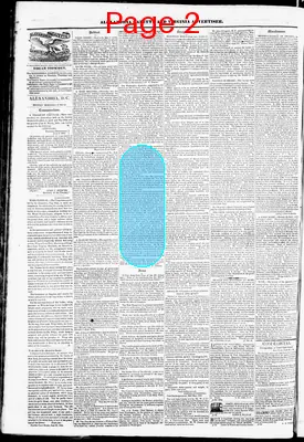 Page thumbnail for Alexandria Gazette
