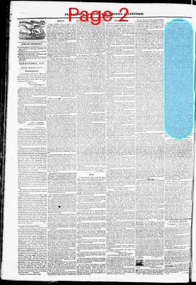 Page thumbnail for Alexandria Gazette