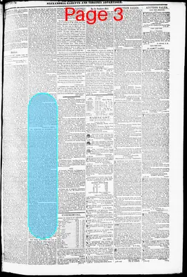 Page thumbnail for Alexandria Gazette