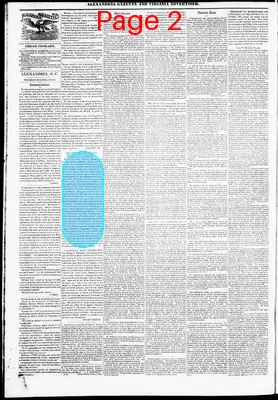 Page thumbnail for Alexandria Gazette