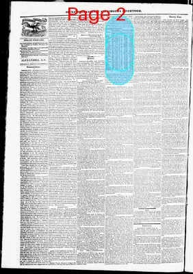 Page thumbnail for Alexandria Gazette