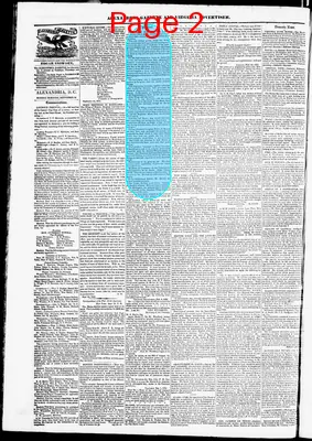 Page thumbnail for Alexandria Gazette