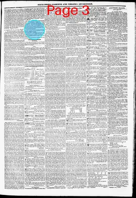 Page thumbnail for Alexandria Gazette