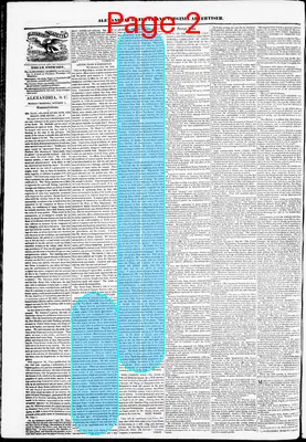 Page thumbnail for Alexandria Gazette