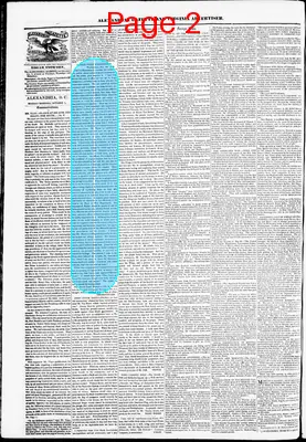 Page thumbnail for Alexandria Gazette