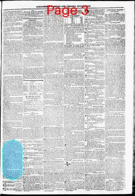 Page thumbnail for Alexandria Gazette