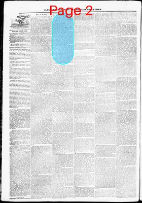 Page thumbnail for Alexandria Gazette