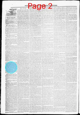 Page thumbnail for Alexandria Gazette