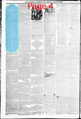 Page thumbnail for Alexandria Gazette