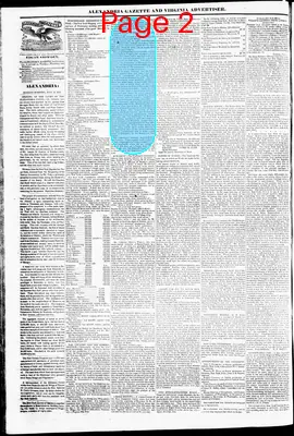 Page thumbnail for Alexandria Gazette
