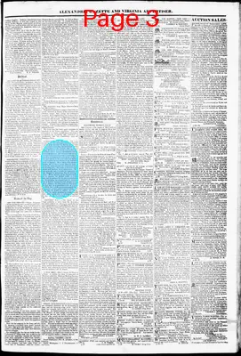 Page thumbnail for Alexandria Gazette