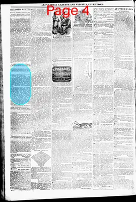 Page thumbnail for Alexandria Gazette