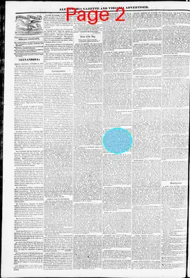 Page thumbnail for Alexandria Gazette