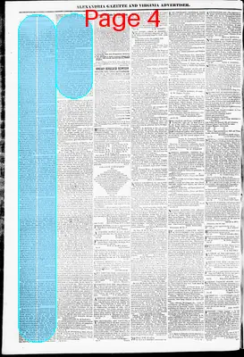 Page thumbnail for Alexandria Gazette